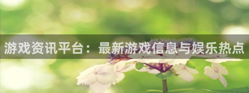 杜邦娱乐官网APP：游戏资讯平台：最新游戏信息与娱乐热点
